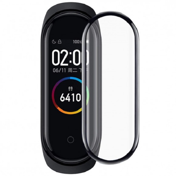 

Защитная пленка для фитнес-браслета Xiaomi Mi Band 5 прозрачная, Прозрачный