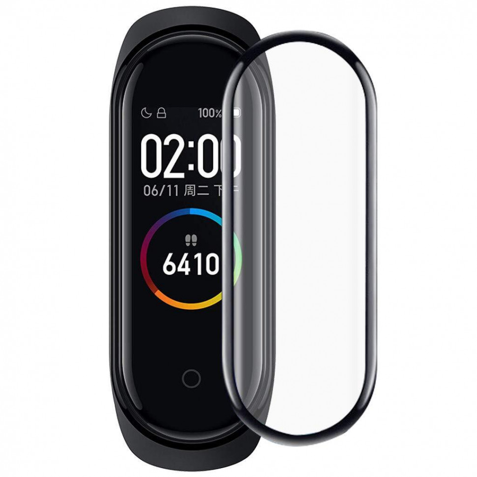 

Защитная пленка для фитнес-браслета Xiaomi Mi Band 5 прозрачная, Прозрачный