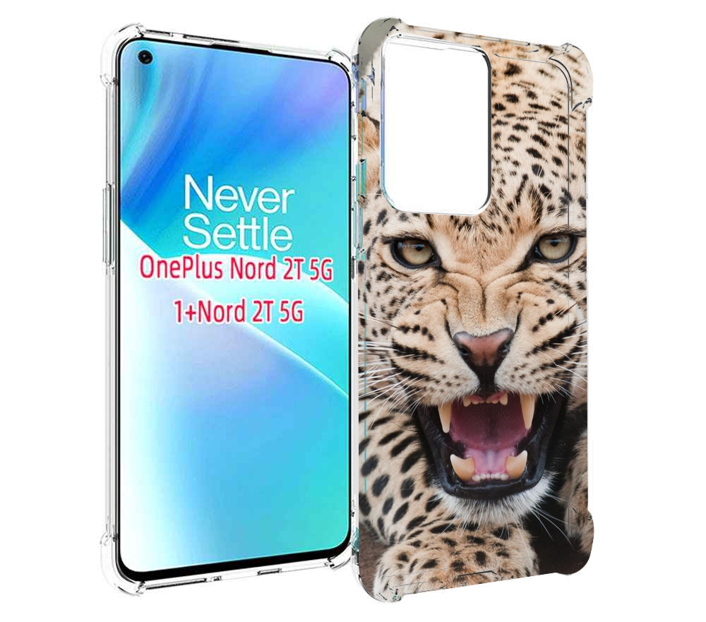 

Чехол MyPads Гепард-красивый мужской для OnePlus Nord 2T, Прозрачный, Tocco