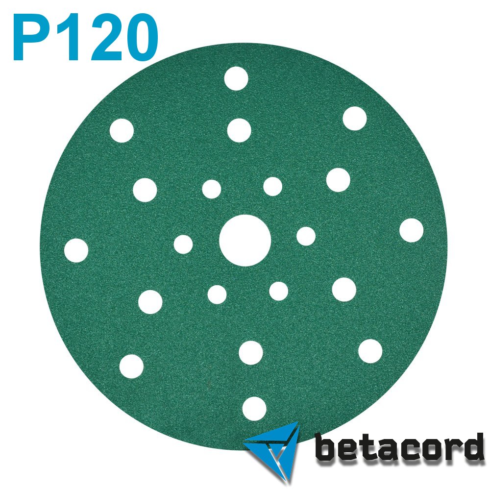 Абразивный круг P120 Betacord Malahit D150 мм 21 отверстие (100 шт.)