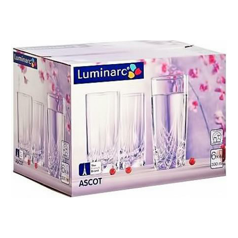 

Стаканы Luminarc Ascot высокие 330 мл 6 шт