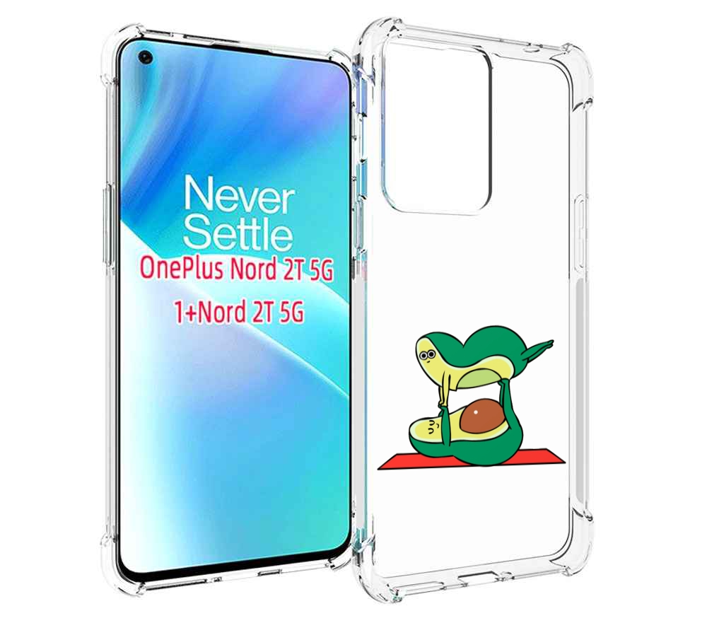 

Чехол MyPads Две-половинки для OnePlus Nord 2T, Прозрачный, Tocco