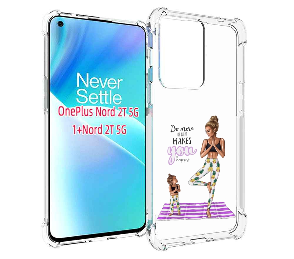

Чехол MyPads Девочки-в-ананасах для OnePlus Nord 2T, Прозрачный, Tocco