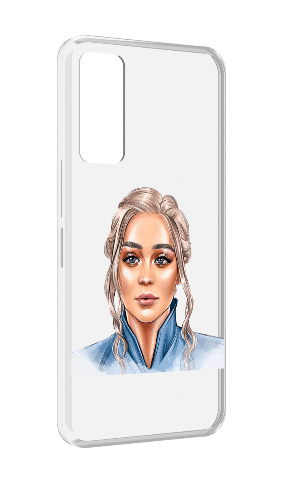 

Чехол MyPads красивая-нарисованная-девушка-блондинка женский для TCL 30 / TCL 30 5G, Прозрачный, Tocco