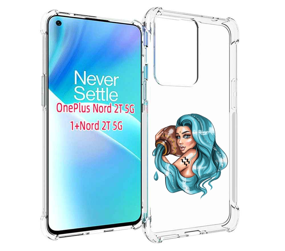 

Чехол MyPads Девушка-Водолей для OnePlus Nord 2T, Прозрачный, Tocco