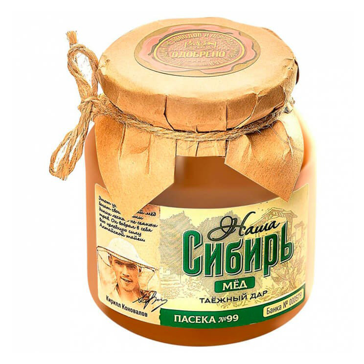 

Мед Наша Сибирь Цветочный Таежный дар 200 г