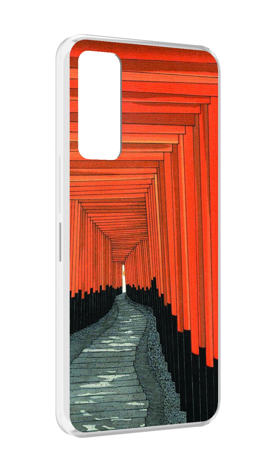 

Чехол MyPads красный коридор для TCL 30 / TCL 30 5G / TCL 30+ plus, Прозрачный, Tocco