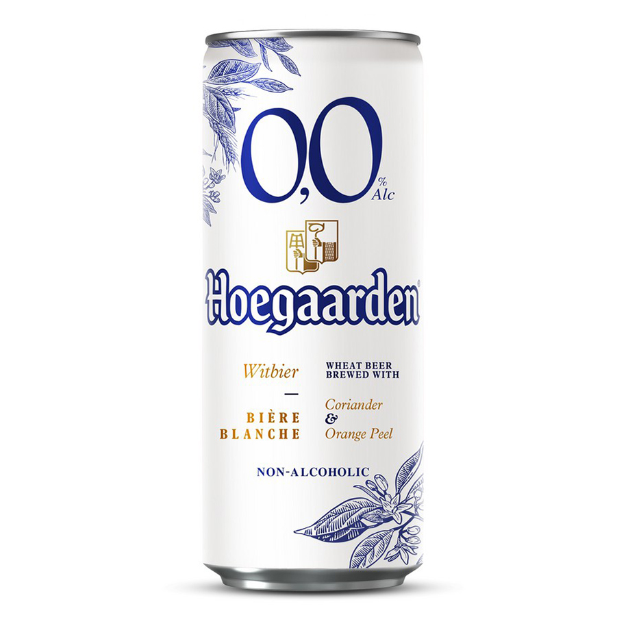 Безалкогольное пиво Hoegaarden светлое нефильтрованное пастеризованное 0,33 л