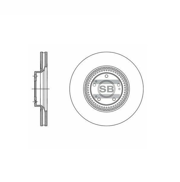 

Диск Тормозной Sangsin brake арт. SD1127