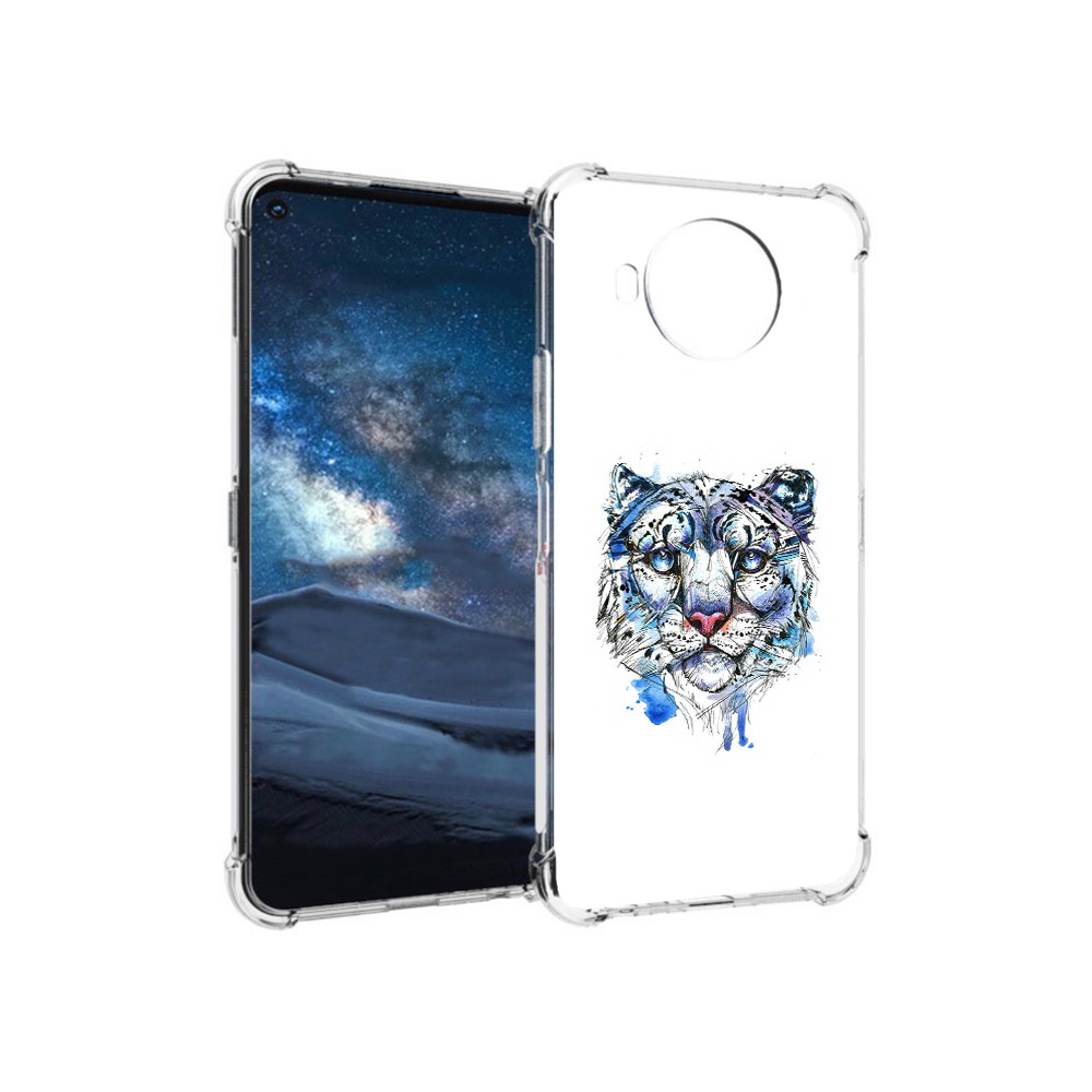 

Чехол MyPads Tocco для Nokia 8.3 водяной тигр (PT227053.110.263), Прозрачный, Tocco