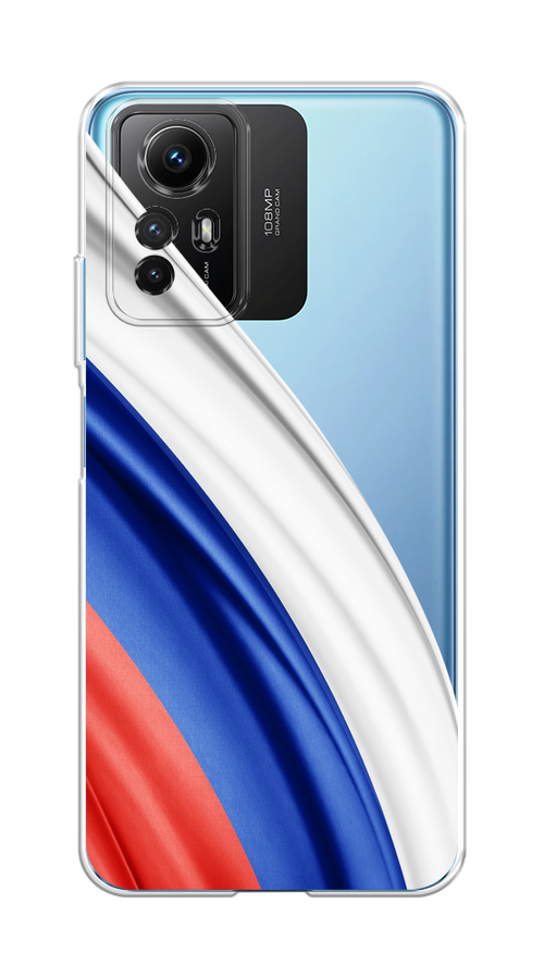 

Чехол на Xiaomi Redmi Note 12S "Флаг России уголок", Белый;синий;красный;прозрачный, 318950-1