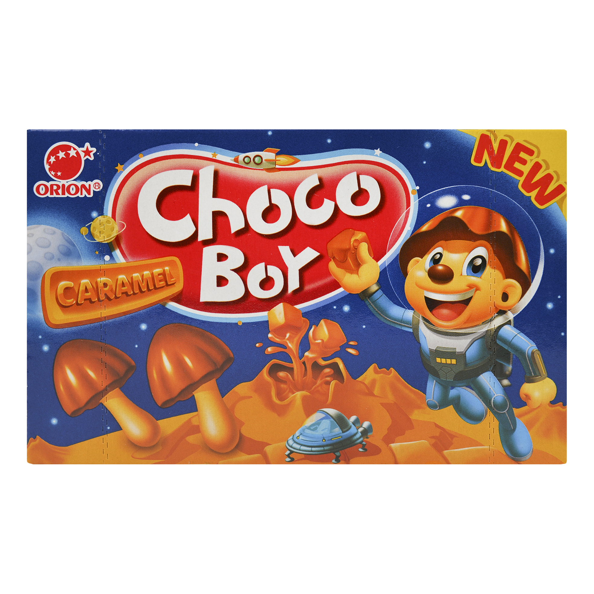Печенье Orion Choco-Boy Caramel с глазурью 100 г