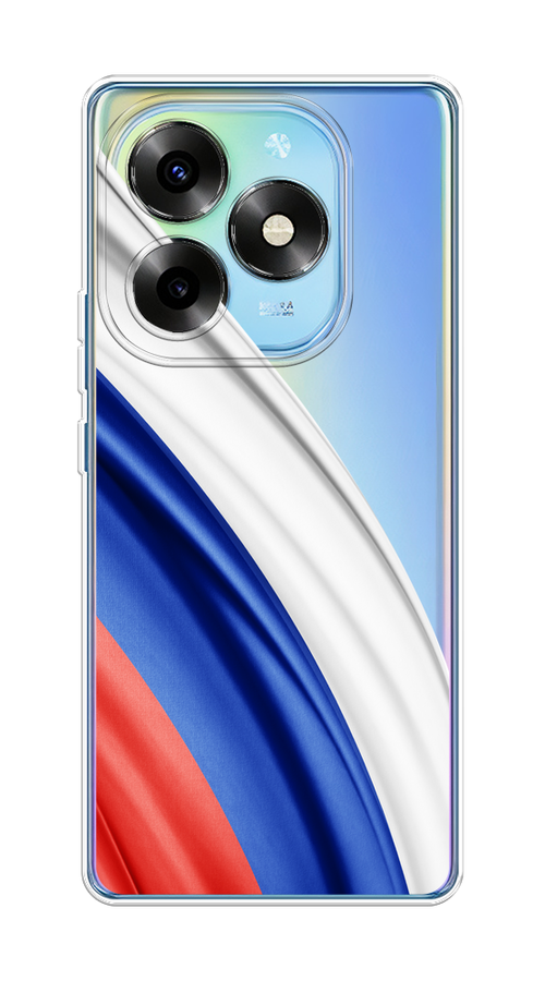 

Чехол на Itel S23+ "Флаг России уголок", Белый;синий;красный;прозрачный, 3201550-1