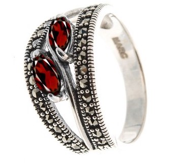 

Кольцо из серебра с марказитом р. 18,5 Марказит HR1479-1670, HR1479-1670