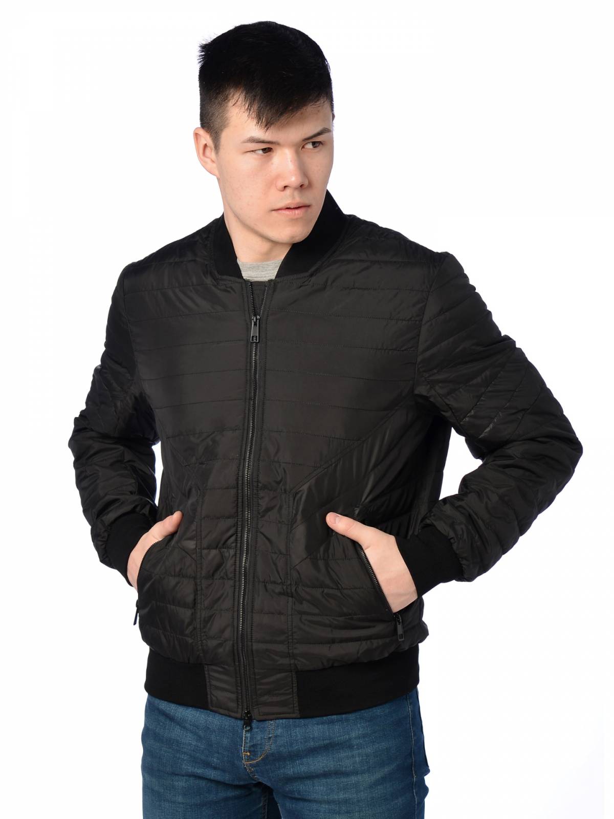 

Бомбер мужской Kasadun 3851 черный 50 RU, 3851