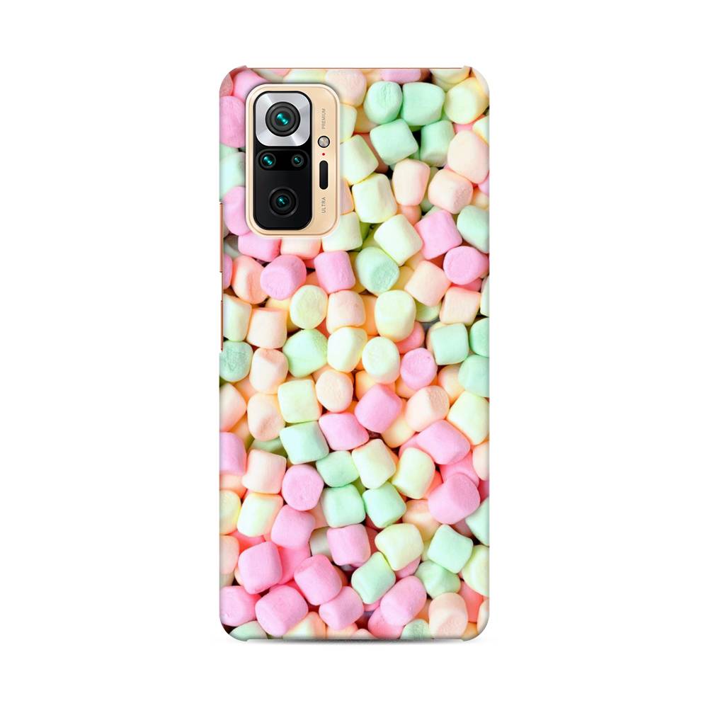 фото Пластиковый чехол "marshmallows" на xiaomi redmi note 10 pro awog