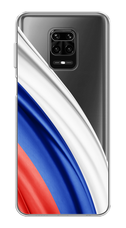 

Чехол на Xiaomi Redmi Note 9S/Note 9 Pro "Флаг России уголок", Белый;синий;красный;прозрачный, 38050-1