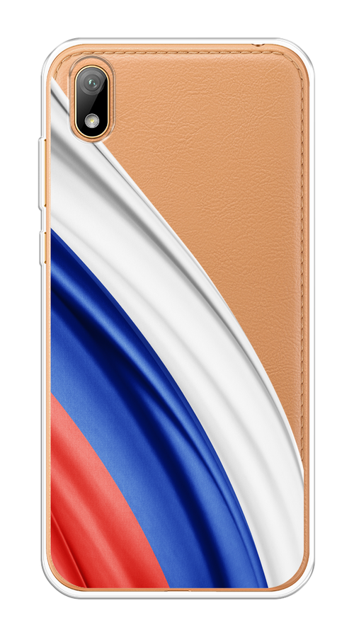

Чехол на Huawei Y5 2019/Honor 8S/8S Prime "Флаг России уголок", Белый;синий;красный;прозрачный, 6103950-1