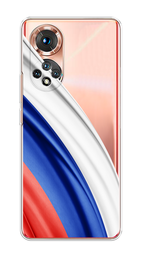

Чехол на Huawei Honor 50/Nova 9 "Флаг России уголок", Белый;синий;красный;прозрачный, 6106150-1