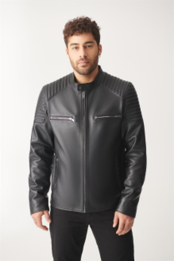 

Кожаная куртка мужская Black Noble 313 черная L (доставка из-за рубежа), Черный, 313