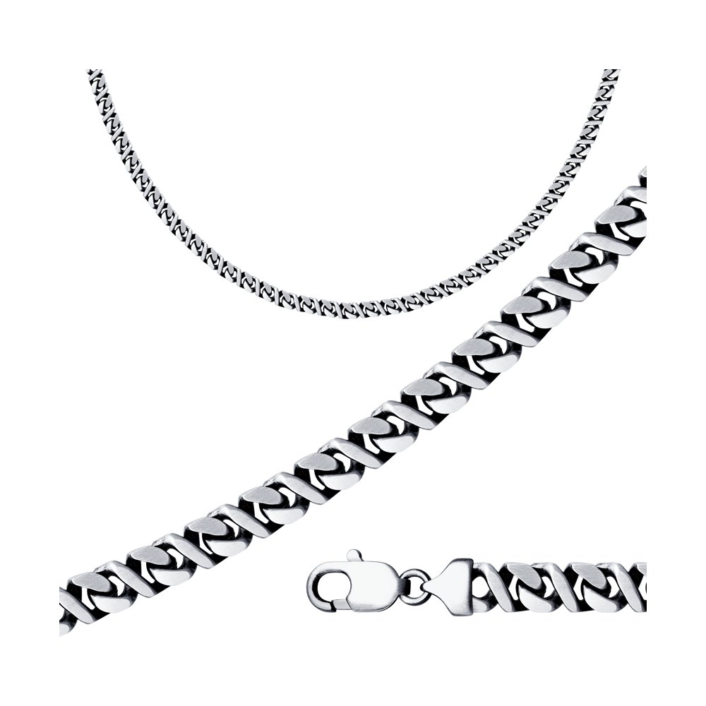 

Цепочка из серебра 55 см SOKOLOV 94074671, 94074671