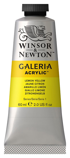 

Краска акриловая Winsor&Newton Galeria 60 мл желтый лимон