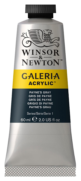 

Краска акриловая Winsor&Newton Galeria 60 мл серый пэйнес