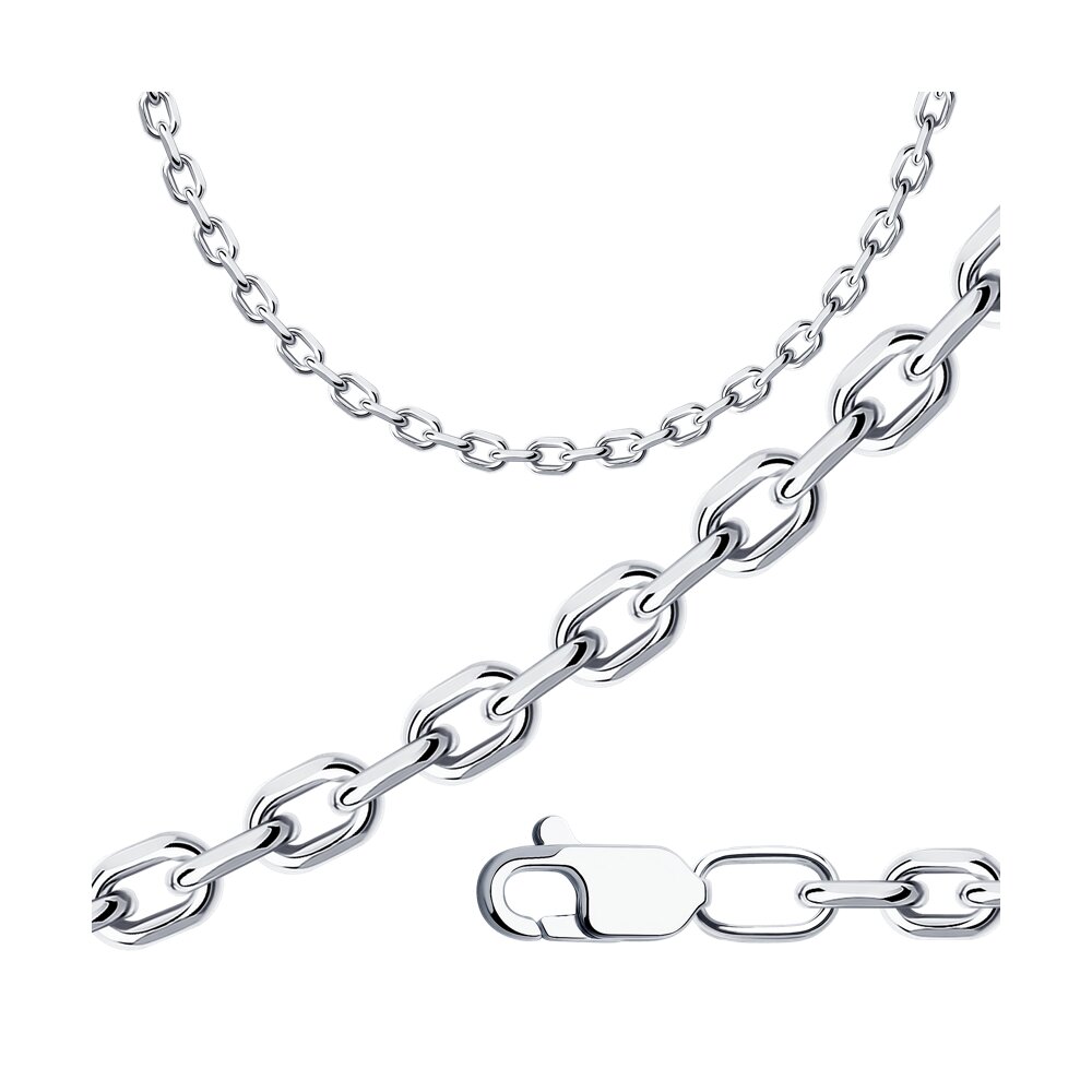 

Цепочка из серебра 70 см SOKOLOV 968031504, 968031504