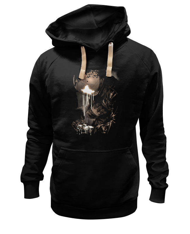 

Худи унисекс Printio Космонавт черное XL, Черный, Космонавт