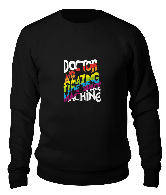 

Свитшот унисекс Printio Доктор кто (doctor who) черный L, Доктор кто (doctor who)