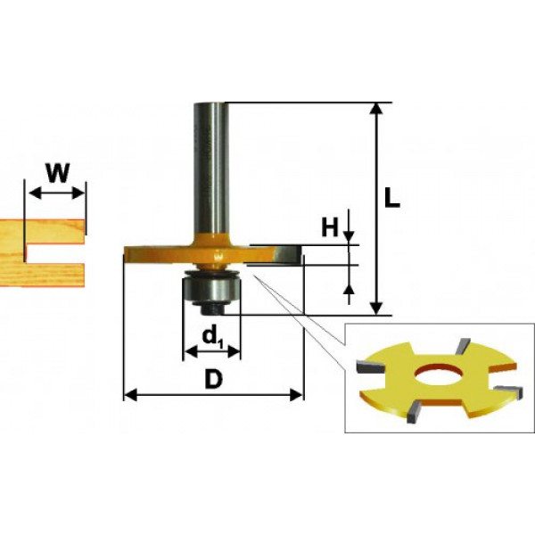 

Фреза по дереву кромочная фальцевая O50.8х6.0 твердосплав ц/хв 8 ЭНКОР бокс, 10565
