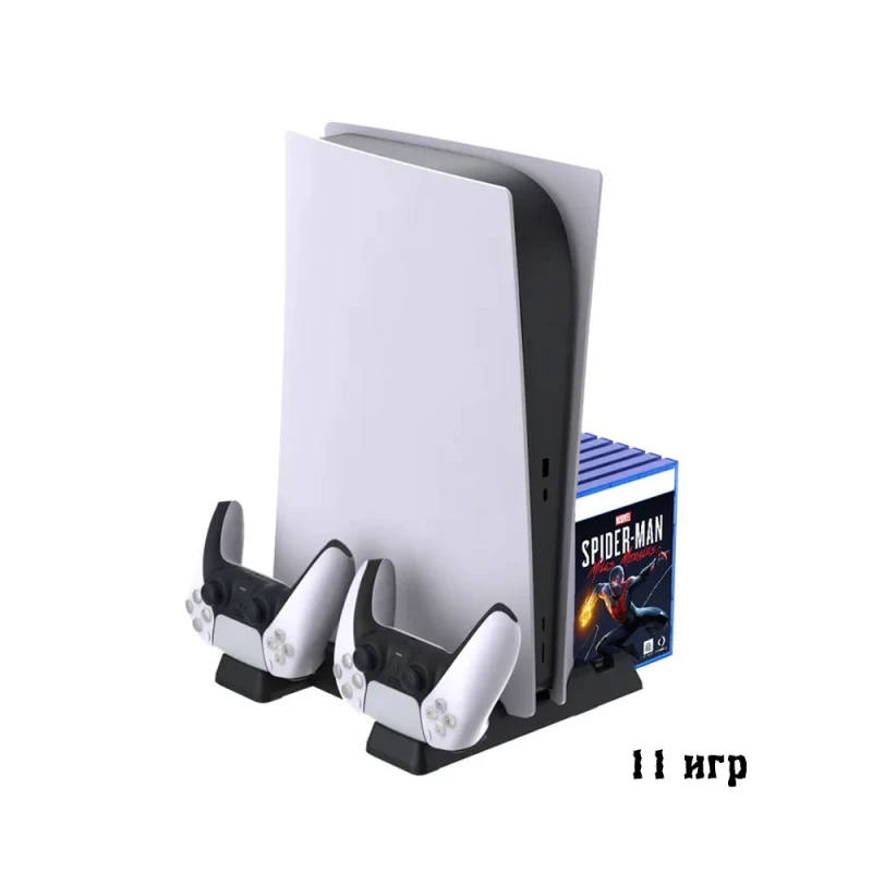 

Док-станция для 2-х геймпадов DOBE TP5-0593S для Playstation 5, Черный, TP5-0593S