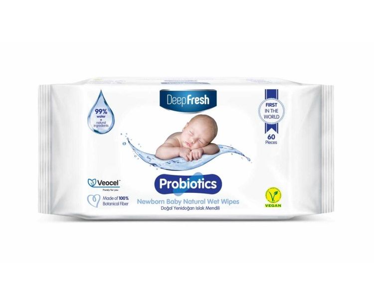 Салфетки влажные Deep Fresh Probiotics биоразлагаемые, с пробиотиками, 20 шт салфетки влажные deep fresh soft touch 120 шт