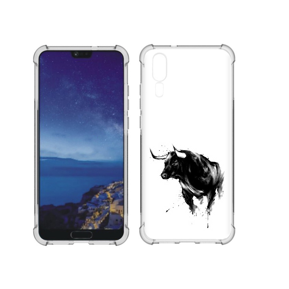 Чехол MyPads Tocco для Huawei P20 бык (PT108006.52.254)