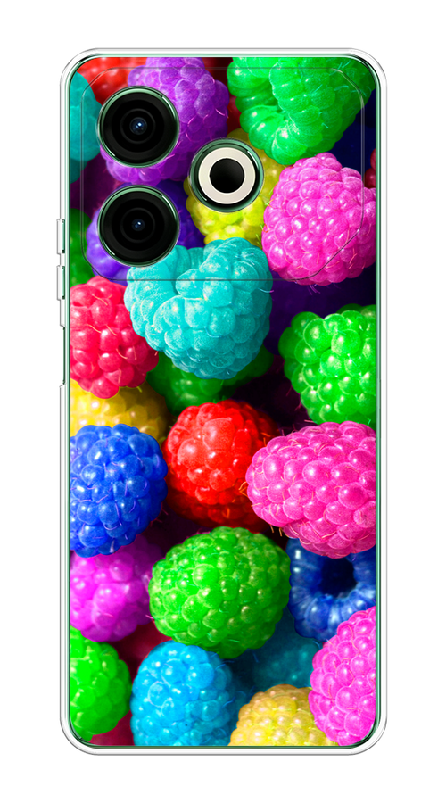 

Чехол на Tecno Pova 6 Neo "Леденцовая малина", Фиолетовый;розовый;зеленый, 309050-1