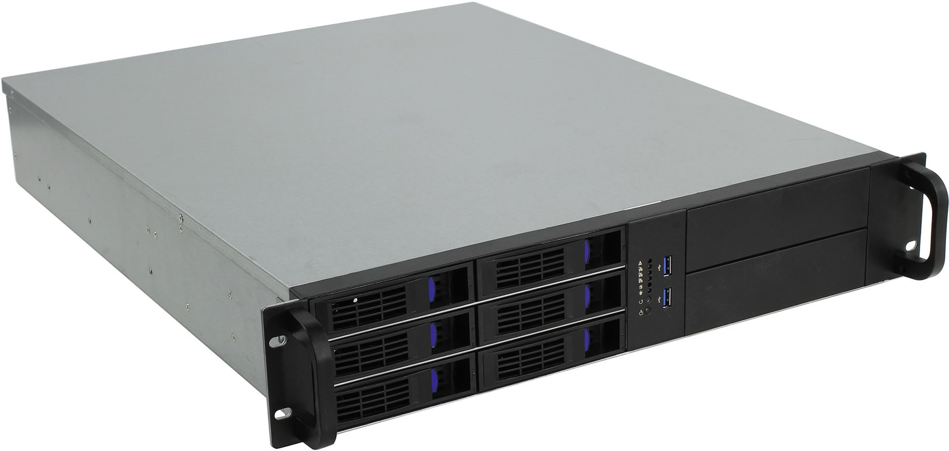 

Корпус компьютерный Procase ES206S-SATA3-B-0 без БП Black, ES206S-SATA3-B-0