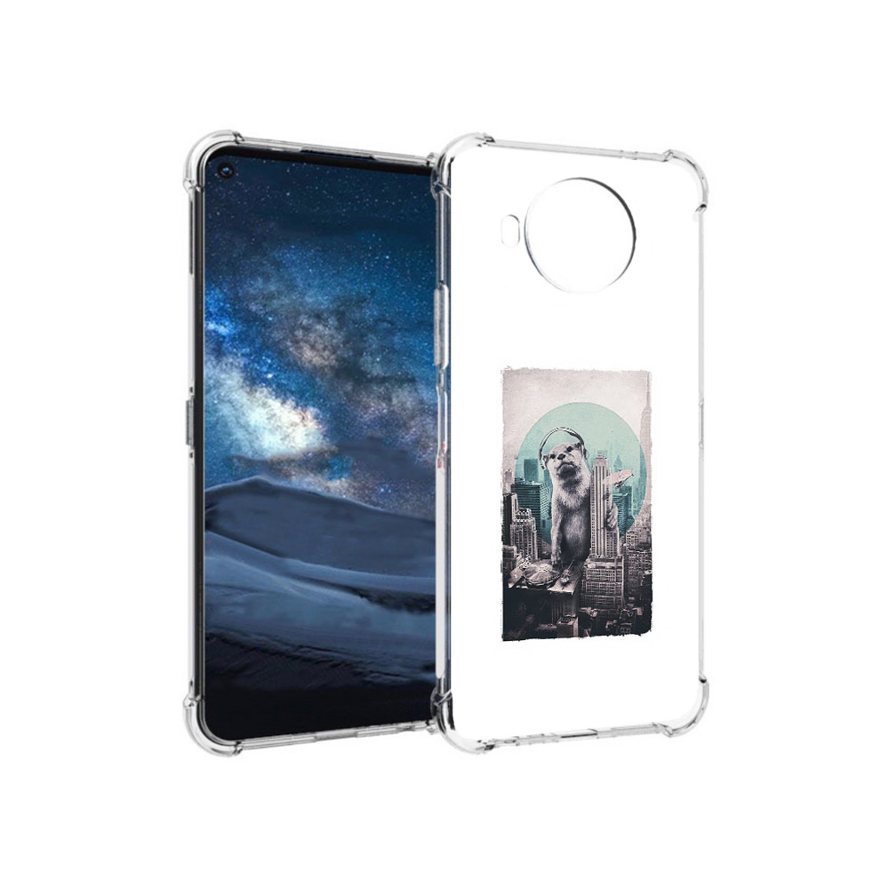 

Чехол MyPads Tocco для Nokia 8.3 выдра в городе (PT227053.110.283), Прозрачный, Tocco