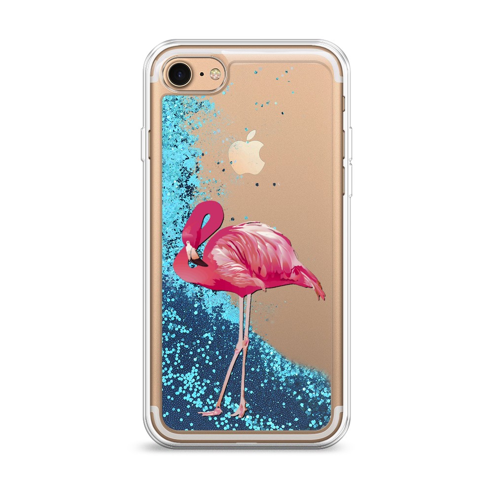 

Чехол Awog на Apple iPhone 7 / Айфон 7 "Застенчивый фламинго", Разноцветный, 10693-1