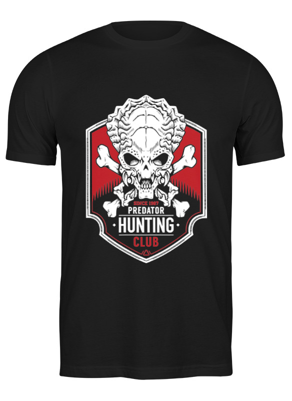 

Футболка мужская Printio Хищник черная 3XL, Черный, Хищник