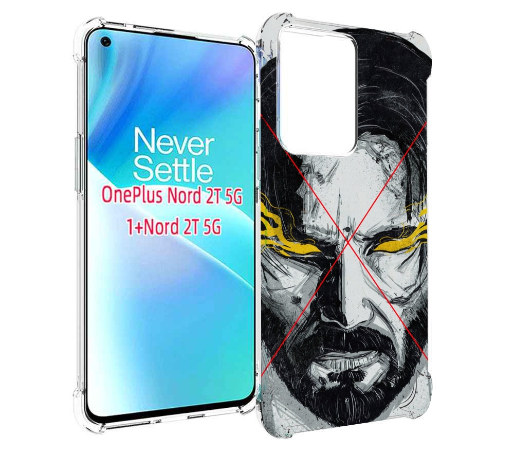 

Чехол MyPads Джон-Уик для OnePlus Nord 2T, Прозрачный, Tocco