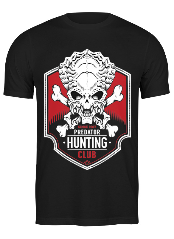 

Футболка мужская Printio Хищник черная 3XL, Черный, Хищник