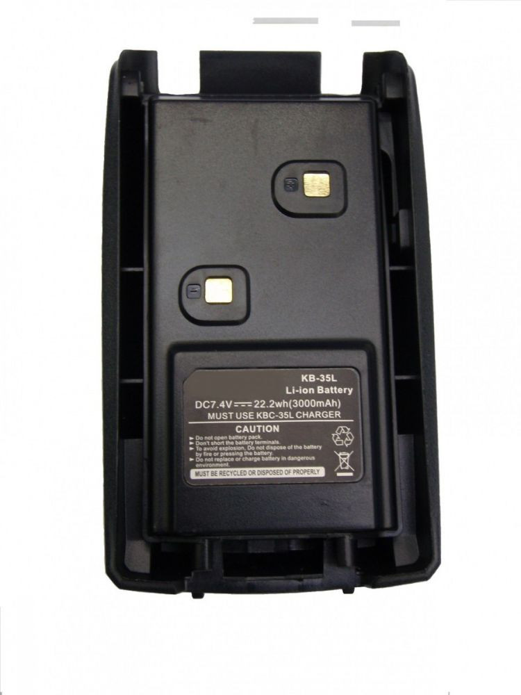 

Аккумулятор KB-35L Li-ion 3000 mAh для раций TK-F6 Turbo / UVF-1 Turbo