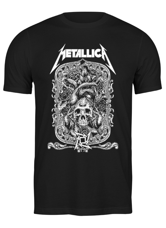 

Футболка мужская Printio Metallica черная 3XL, Черный, Metallica