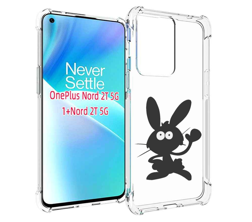 

Чехол MyPads Заяц для OnePlus Nord 2T, Прозрачный, Tocco
