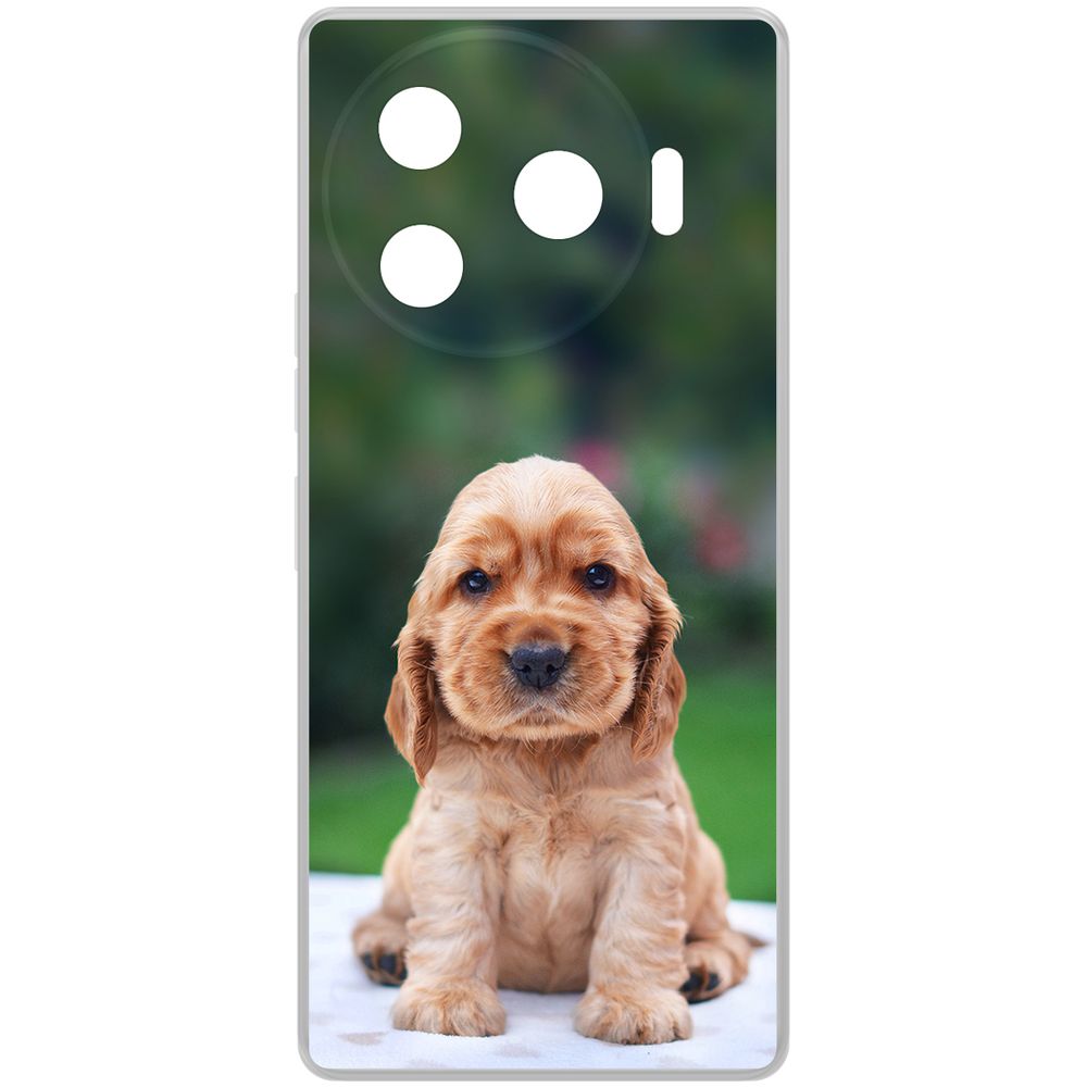 

Чехол-накладка Krutoff Clear Case Щенок кокер-спаниеля для TECNO Camon 30 Pro 5G, Прозрачный
