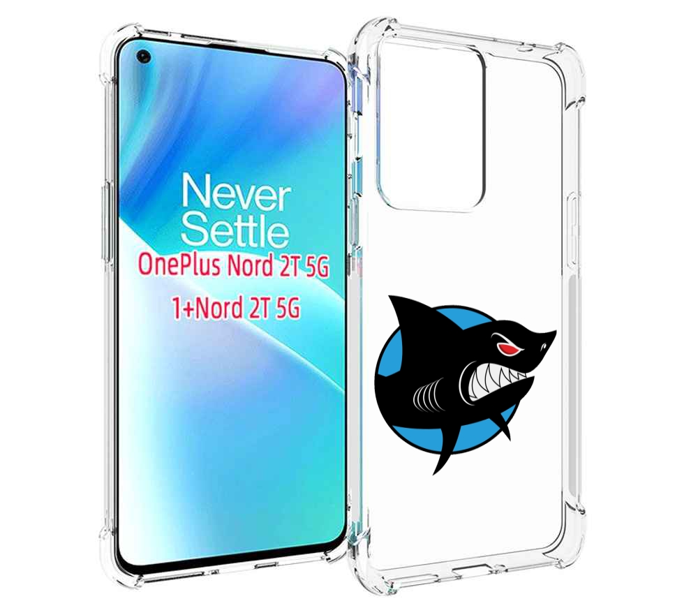 

Чехол MyPads Злая-акула для OnePlus Nord 2T, Прозрачный, Tocco