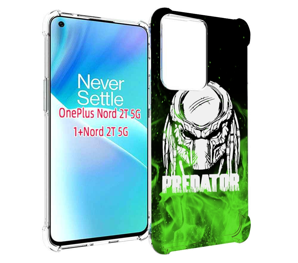 

Чехол MyPads Знак-хищника для OnePlus Nord 2T, Прозрачный, Tocco