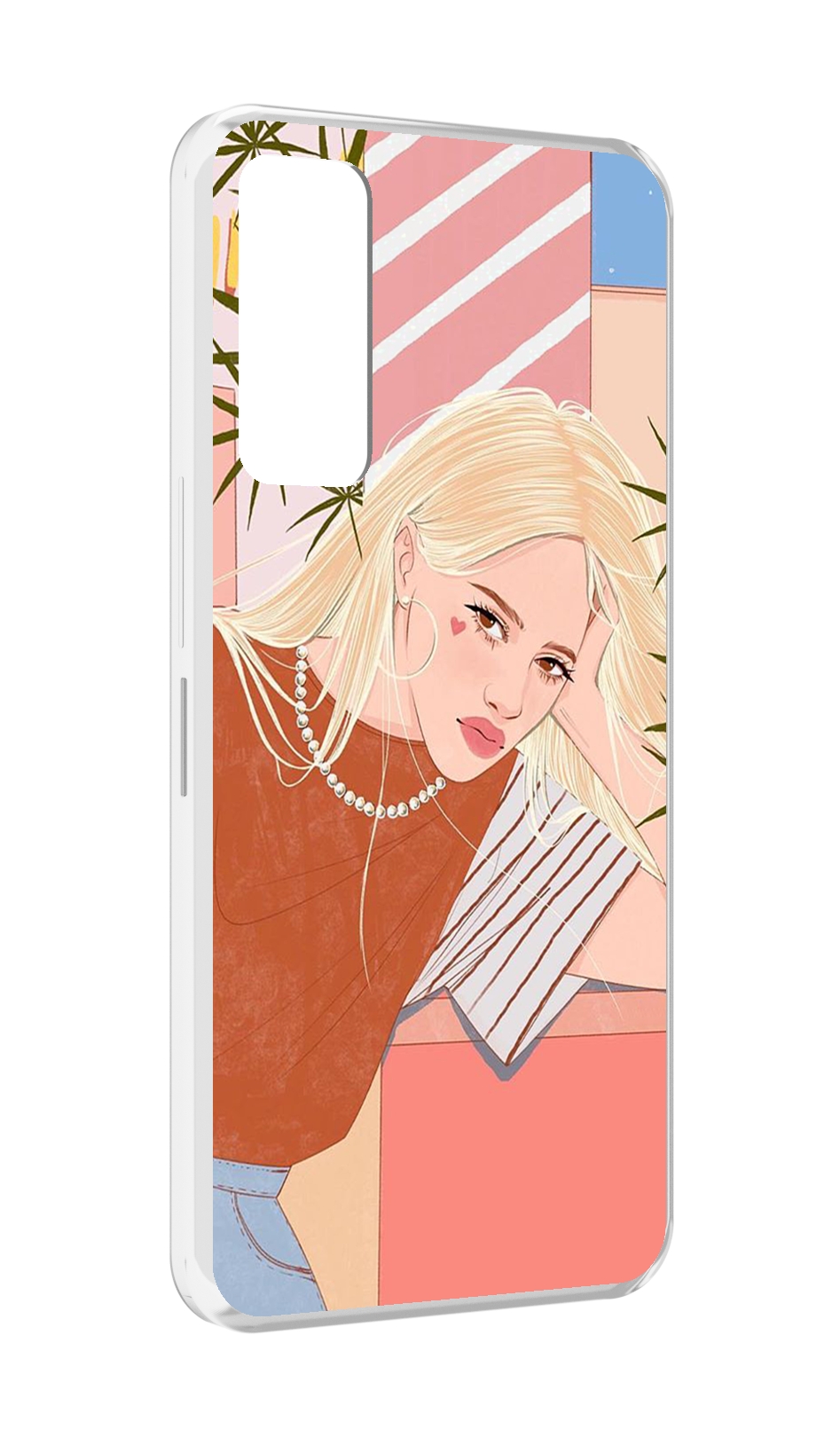

Чехол MyPads летняя-девочка женский для TCL 30 / TCL 30 5G / TCL 30+ plus, Прозрачный, Tocco