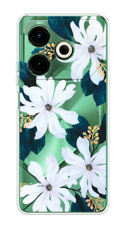 

Чехол на Tecno Pova 6 Neo "Delilah Flower", Зеленый;белый, 309050-1