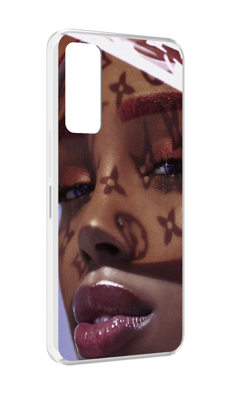 

Чехол MyPads лицо девушки тень женский для TCL 30 / TCL 30 5G / TCL 30+ plus, Прозрачный, Tocco